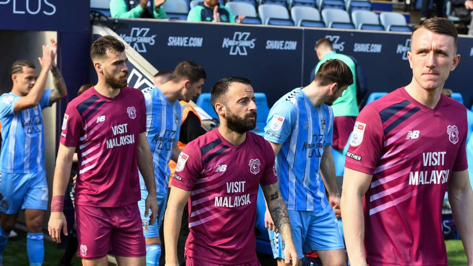 The Bluebirds walkout in Coventry...