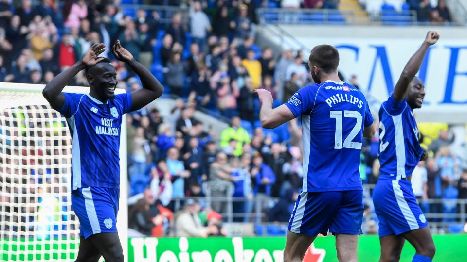 Famara Diédhiou scores for Cardiff City