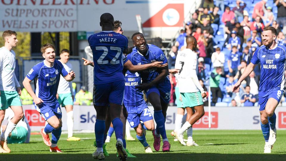 Famara Diédhiou scores for Cardiff City