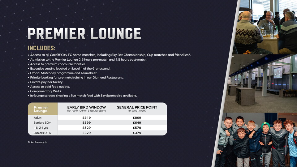 2024/25 Hospitality Season Tickets