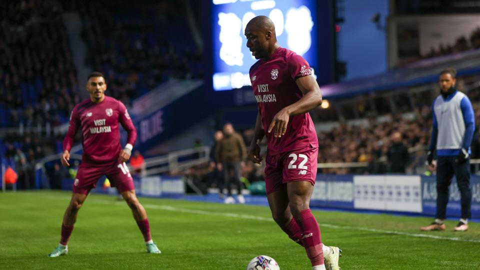 Yakou Meite in action for Cardiff City