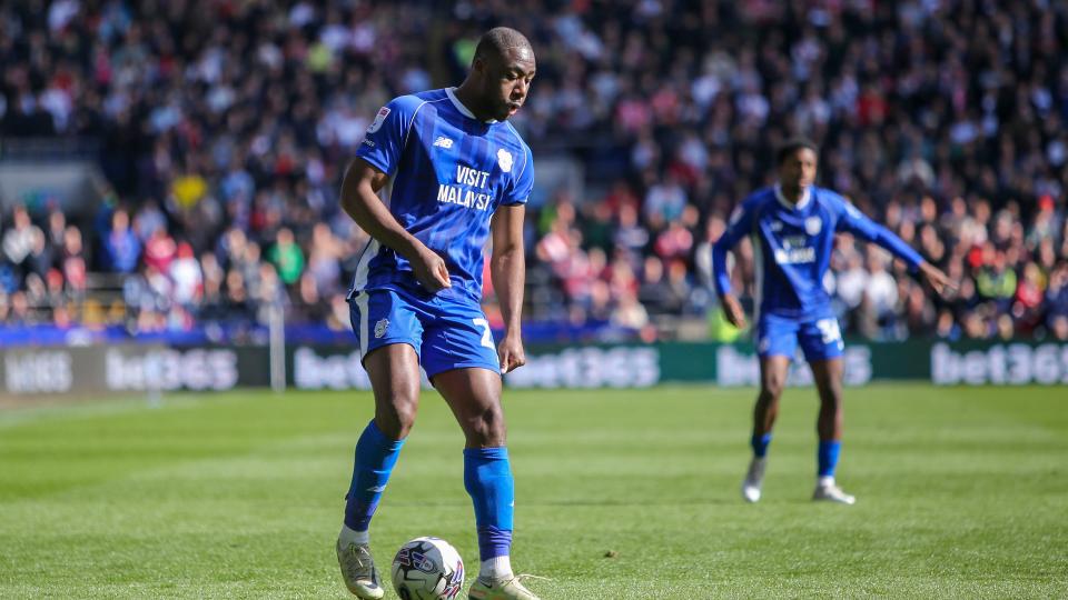 Yakou Meite in action for Cardiff City