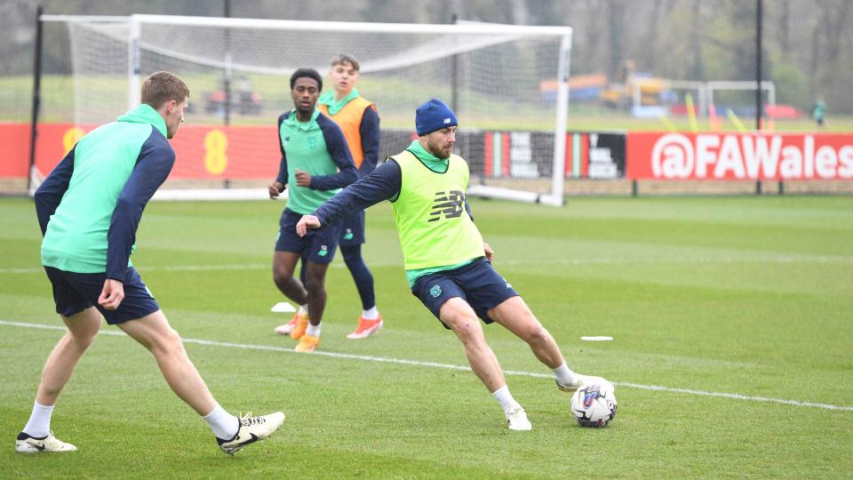 Joe Ralls in training