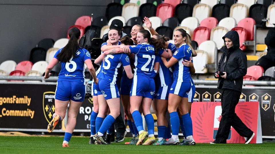 Cardiff City Women celebrate
