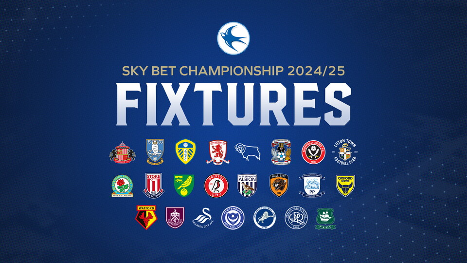 Cardiff City fixtures 2024/25