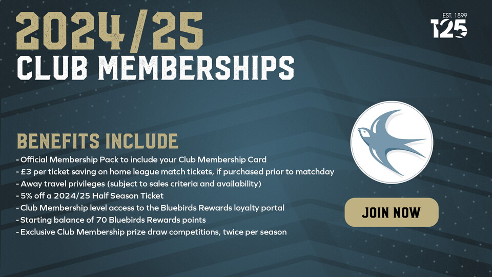 Club Memberships 2024/25