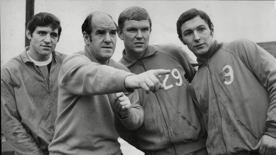 Jimmy Scoular, Steve Dennett, Don Murray, Mel Sutton.