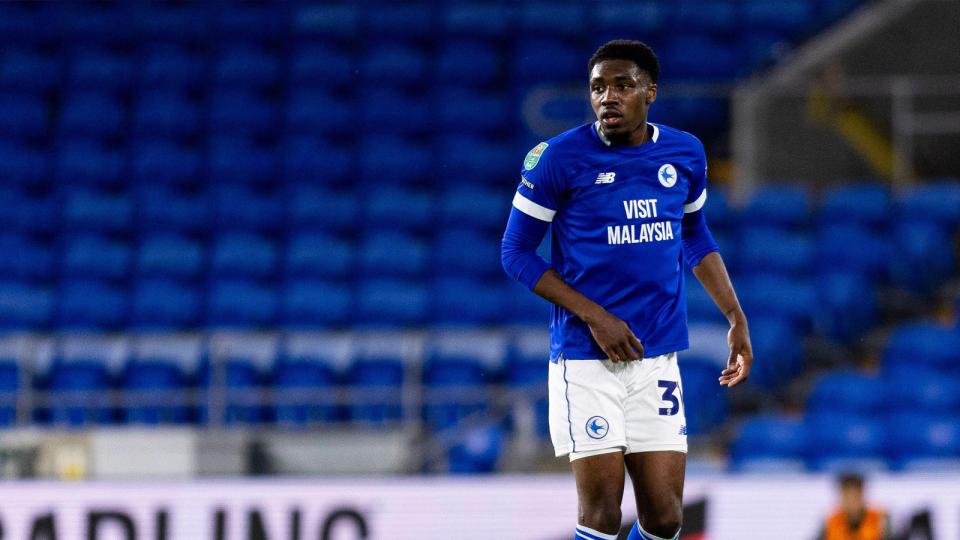 Malachi Fagan-Walcott in action for the Bluebirds...