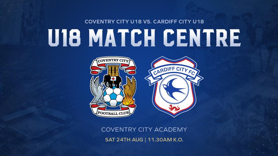 U18 Match Centre: Coventry City vs. Cardiff City