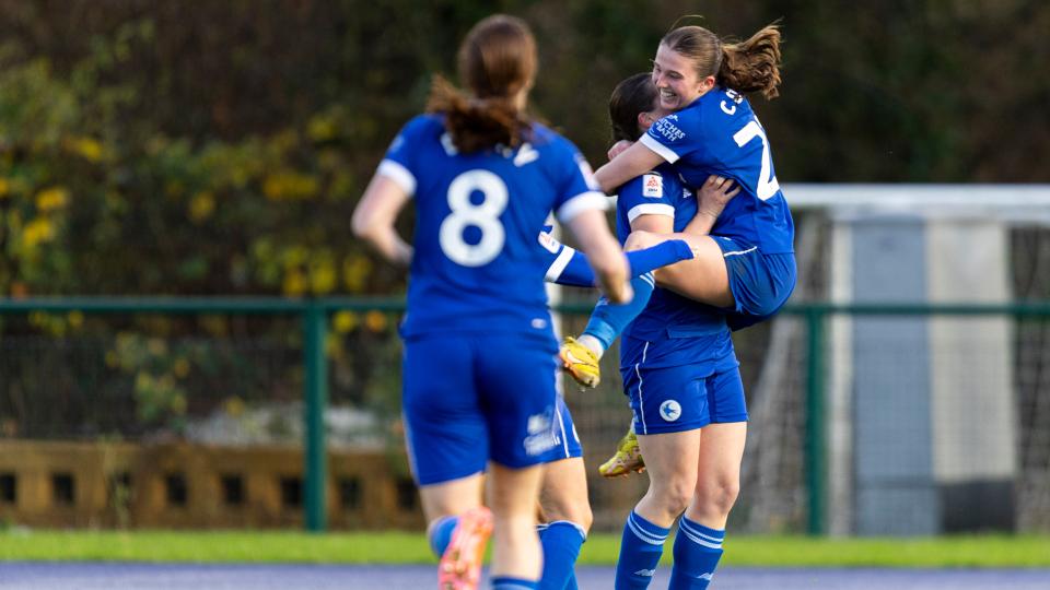 Mikayla Cook scores for Cardiff City Women