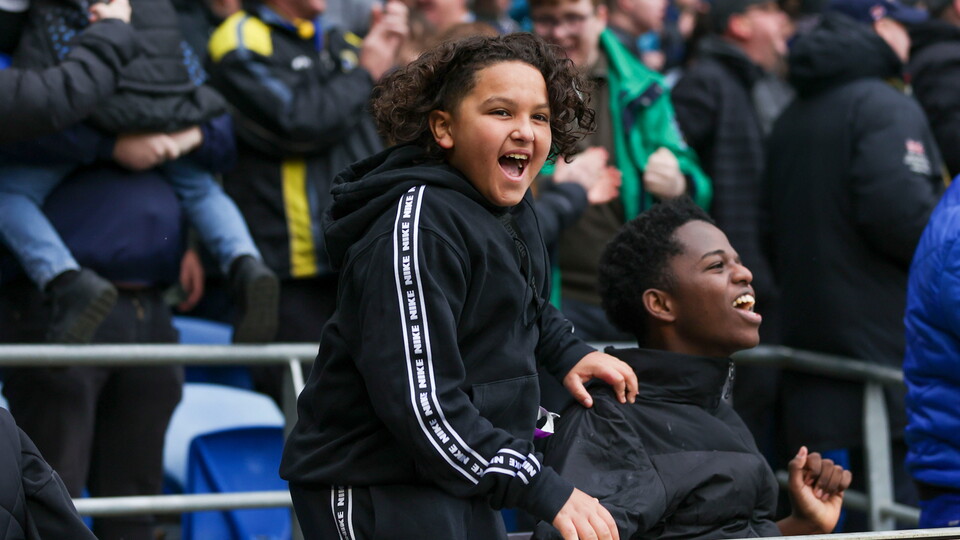 Cardiff City supporters