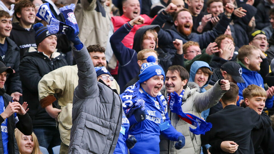 Cardiff City supporters