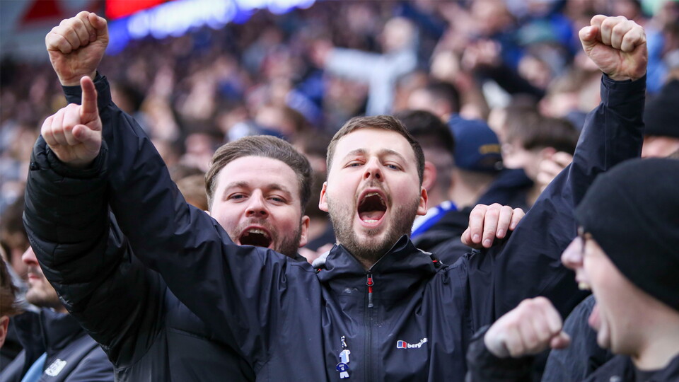 Cardiff City supporters