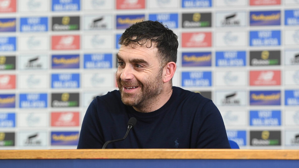 Omer Riza taking press duties ahead of the Bristol City fixture...