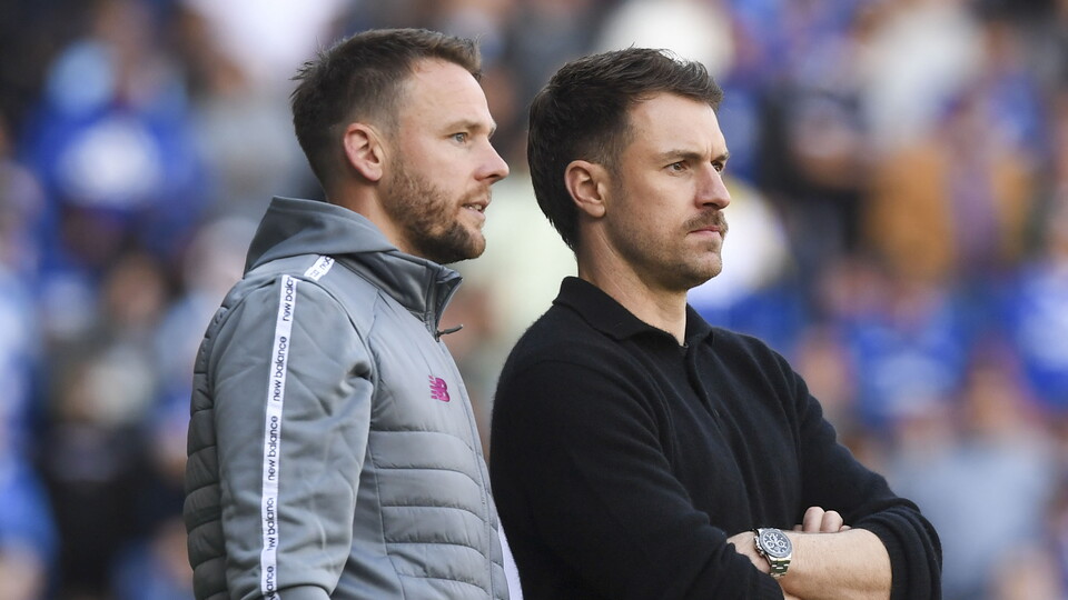 Aaron Ramsey and Chris Gunter