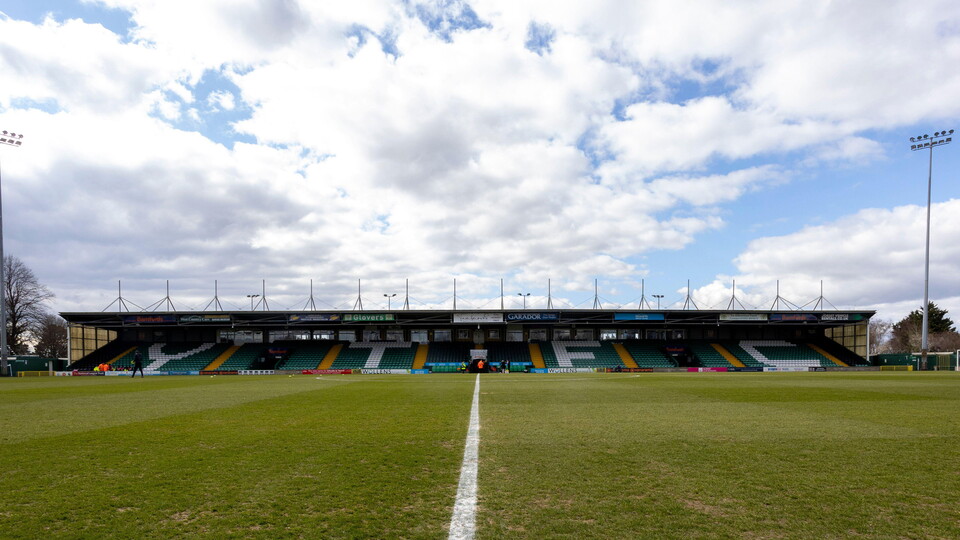 Huish Park, home of Yeovil Town...