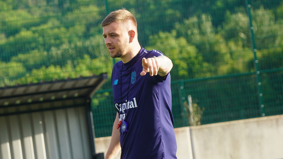 Iain Darbyshire in training