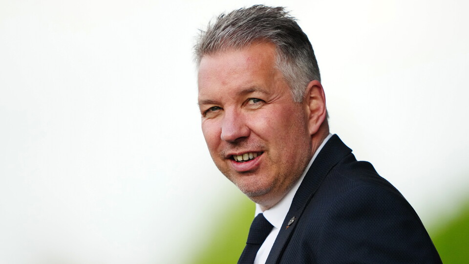 Peterborough United manager Darren Ferguson...