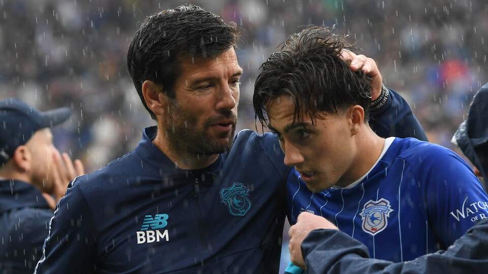 Brian Barry-Murphy talks with Joel Colwill at CCS.