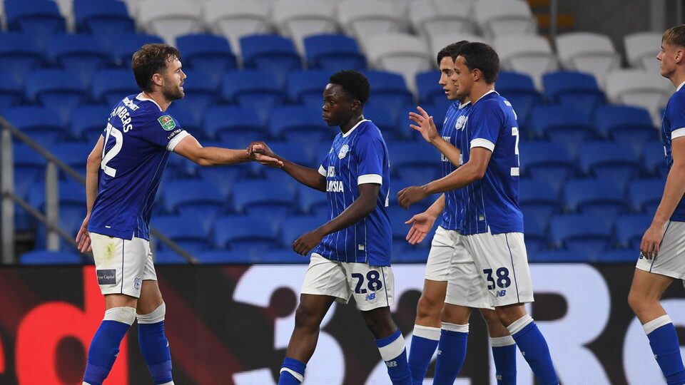 Cardiff City celebrate