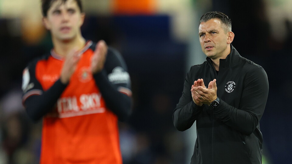 Matt Bloomfield, manager of Luton Town...