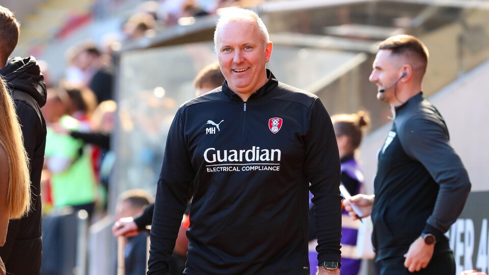 Rotherham United boss Matthew Hamshaw...