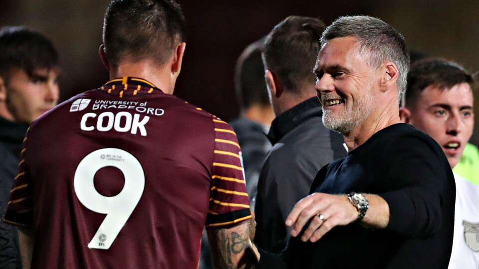 Bradford City boss Graham Alexander.