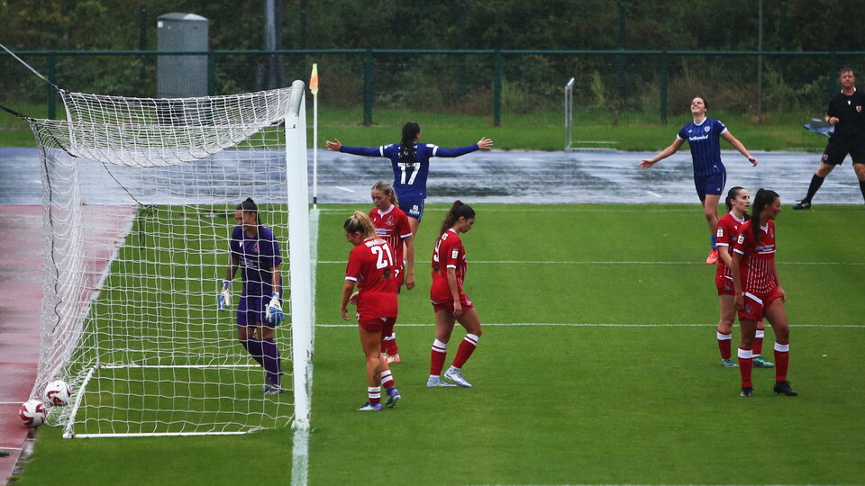 City celebrate a confident win against Briton Ferry Llansawel.