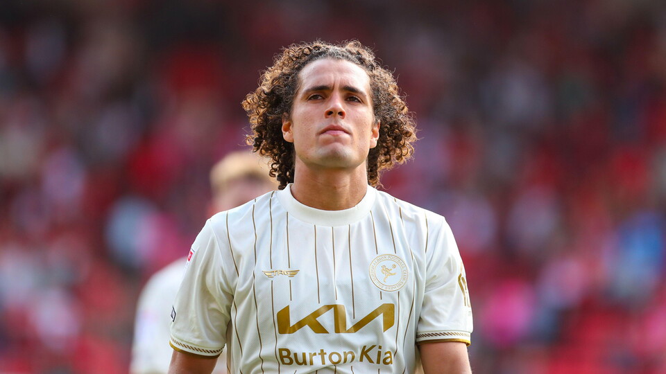 Burton Albion's Charlie Webster.