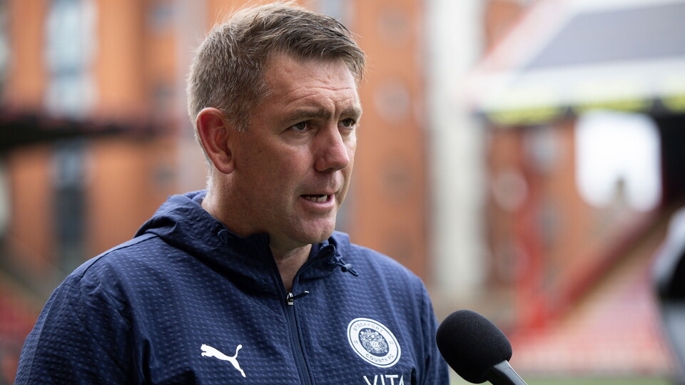 Stockport County boss Dave Challinor.