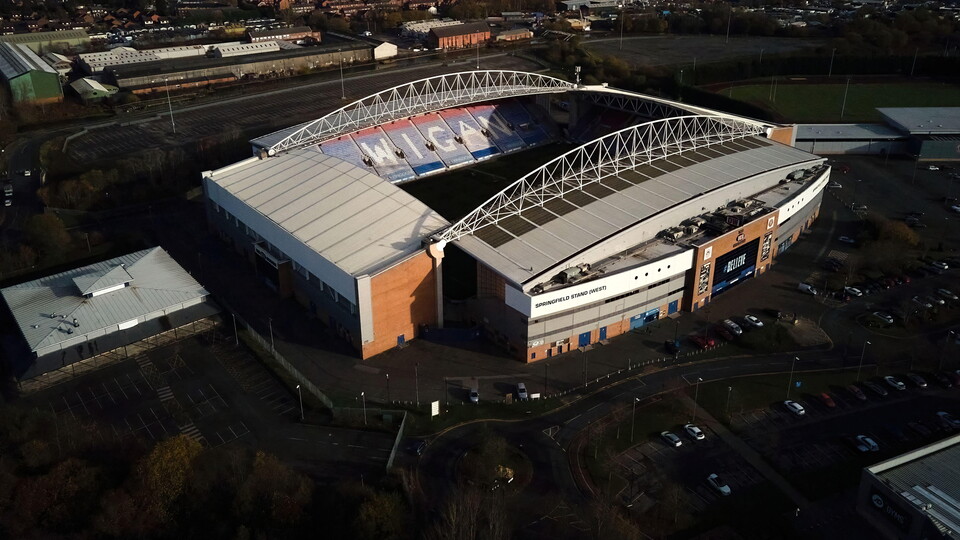 Wigan Athletic's home ground.