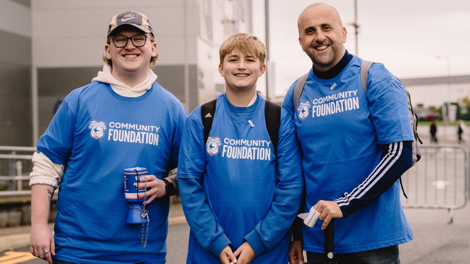 Celebrating Cardiff City FC Community Foundation.