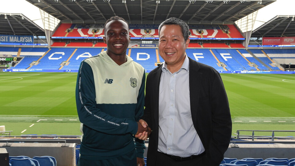 Ronan Kpakio with City CEO and Executive Director, Ken Choo.