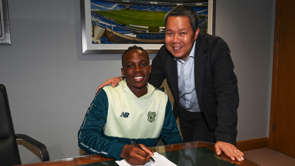 Ronan Kpakio with City CEO and Executive Director, Ken Choo.