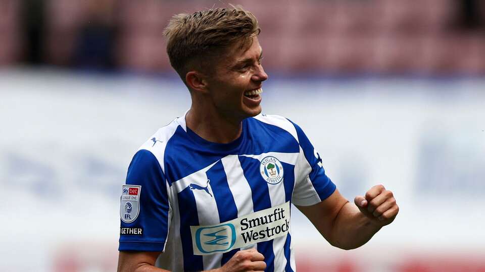 Wigan Athletic's Fraser Murray.