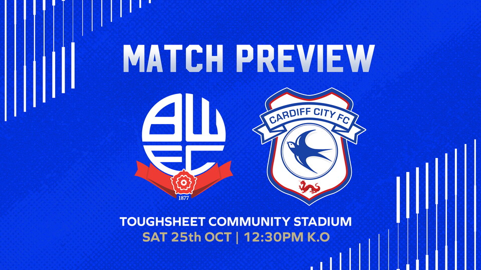 City head to Bolton Wanderers this weekend.