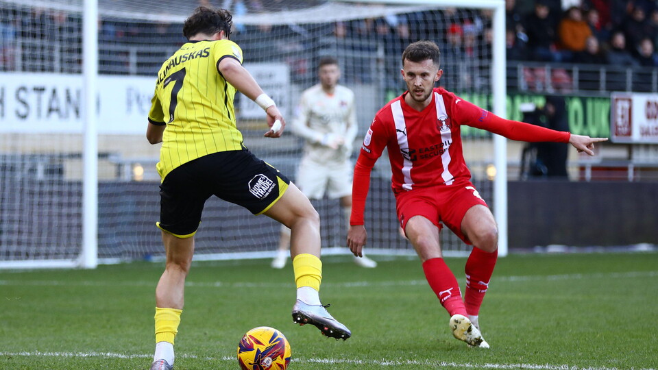 City Academy graduate Tom James in action for Leyton Orient.