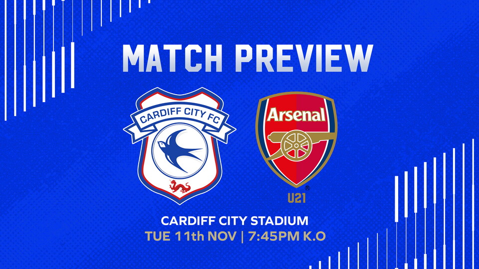 The Bluebirds welcome the young Gunners on Tuesday night.