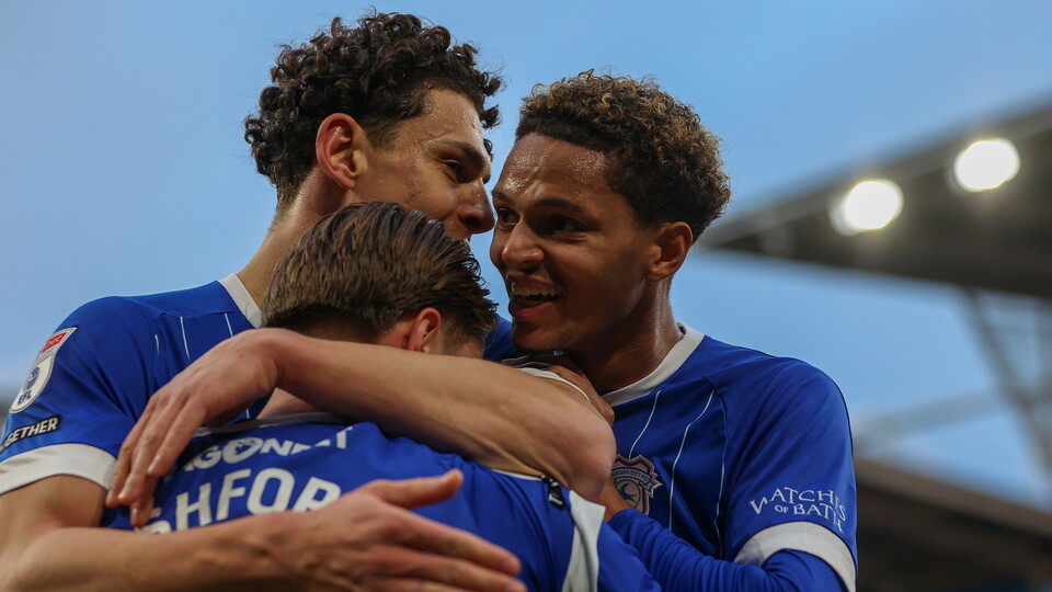 Cian Ashford scores for Cardiff City FC