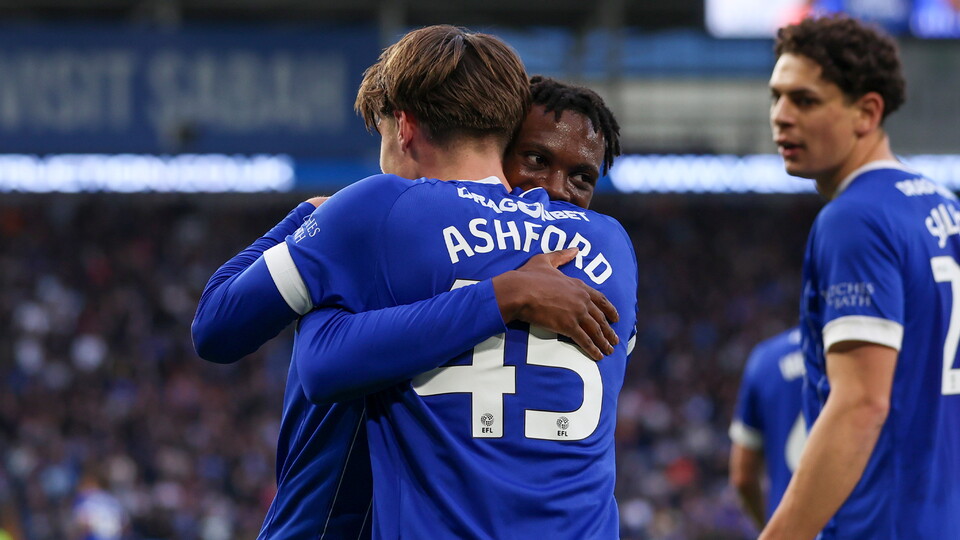 Cian Ashford scores for Cardiff City FC