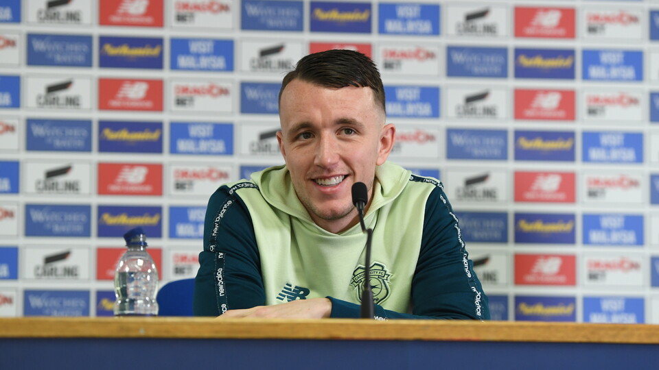 David Turnbull speaks to the press