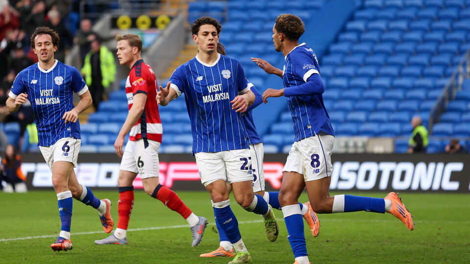 Omari Kellyman scores for Cardiff City FC