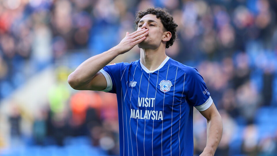 Yousef Salech scores for Cardiff City