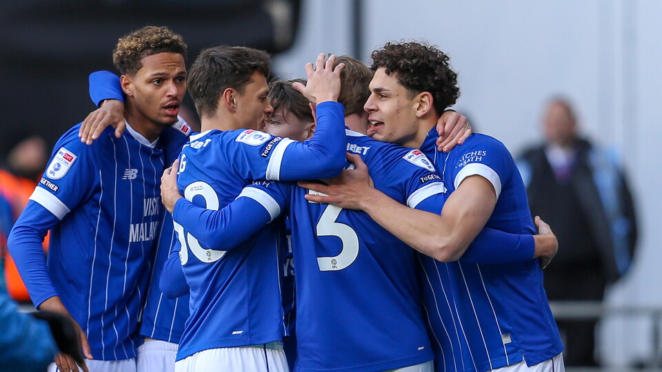 Yousef Salech scores for Cardiff City