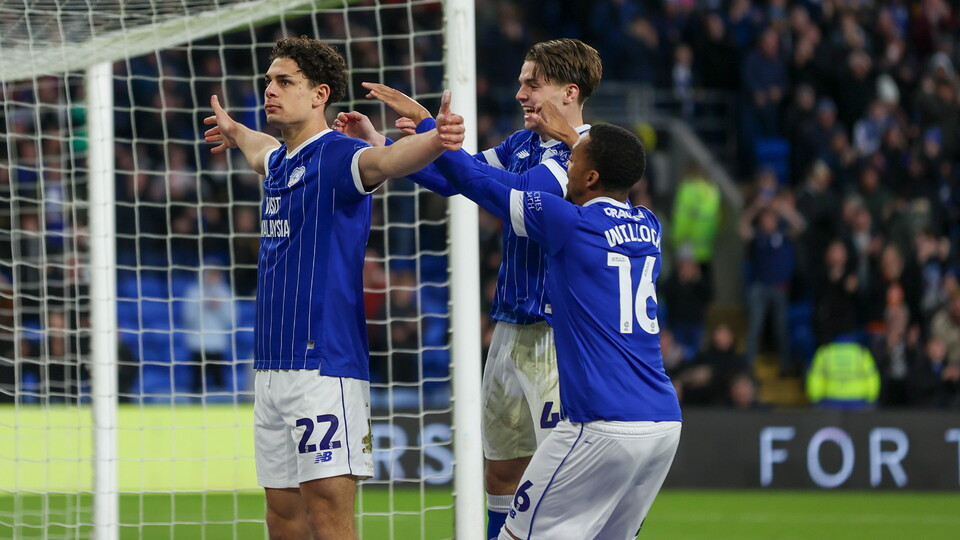 Yousef Salech scores for Cardiff City