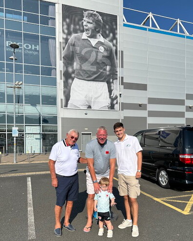 Don Murray and Family outside CCS.