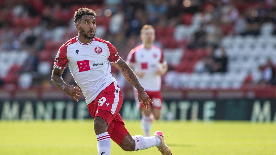 Jamie Reid, Stevenage forward.