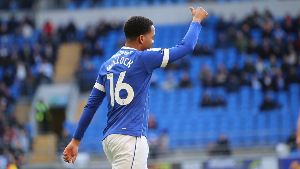 Chris Willock in action for Cardiff City FC