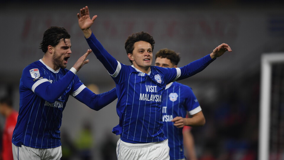 Perry Ng celebrates scoring