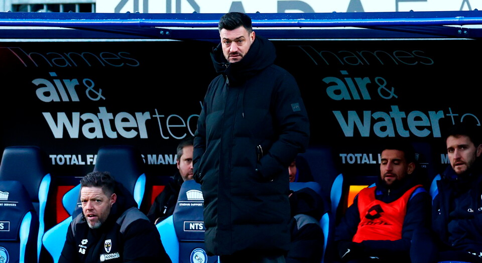AFC Wimbledon boss Johnnie Jackson.